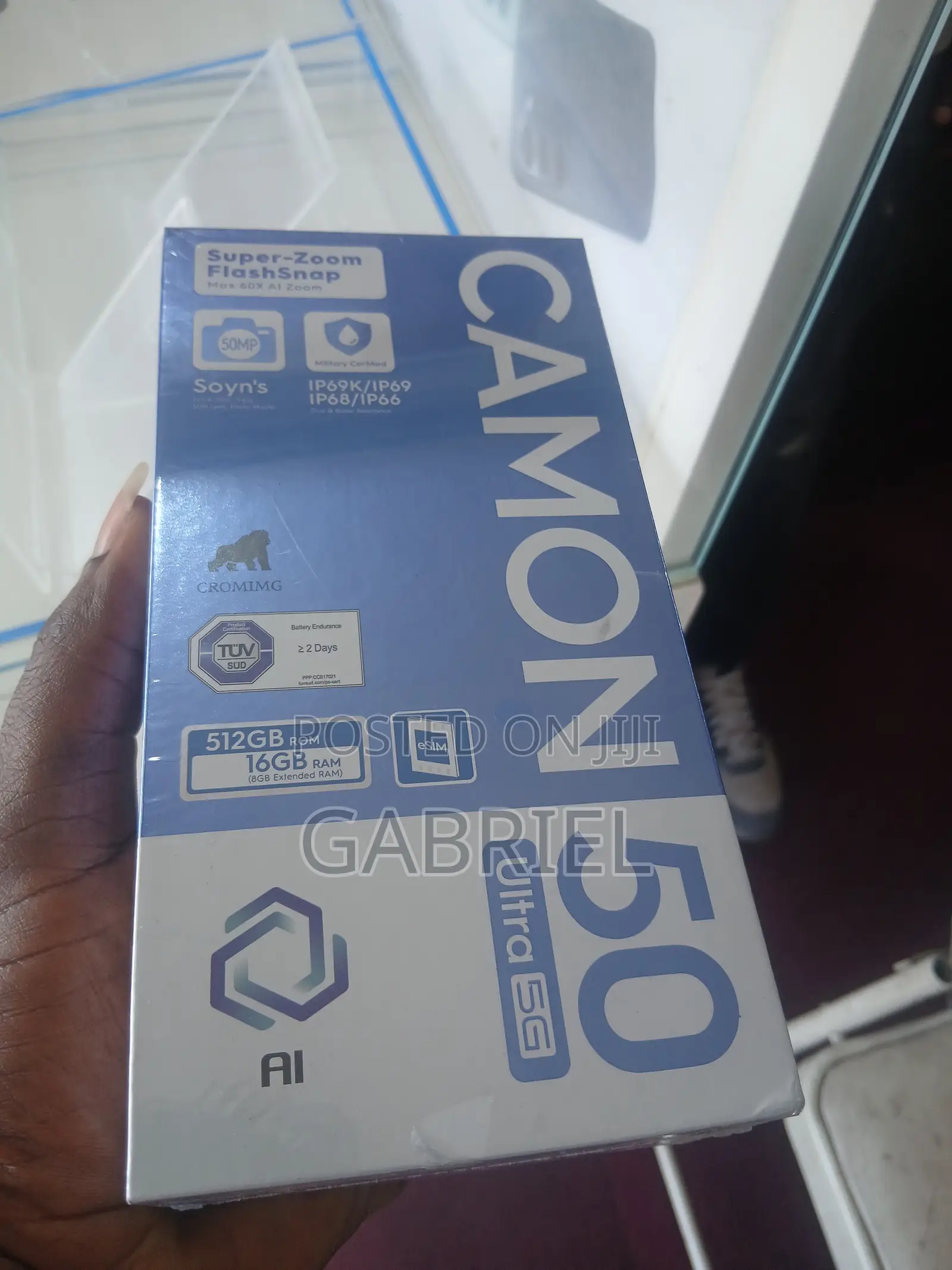 New Tecno Camon 50 Ultra 512 GB Blue