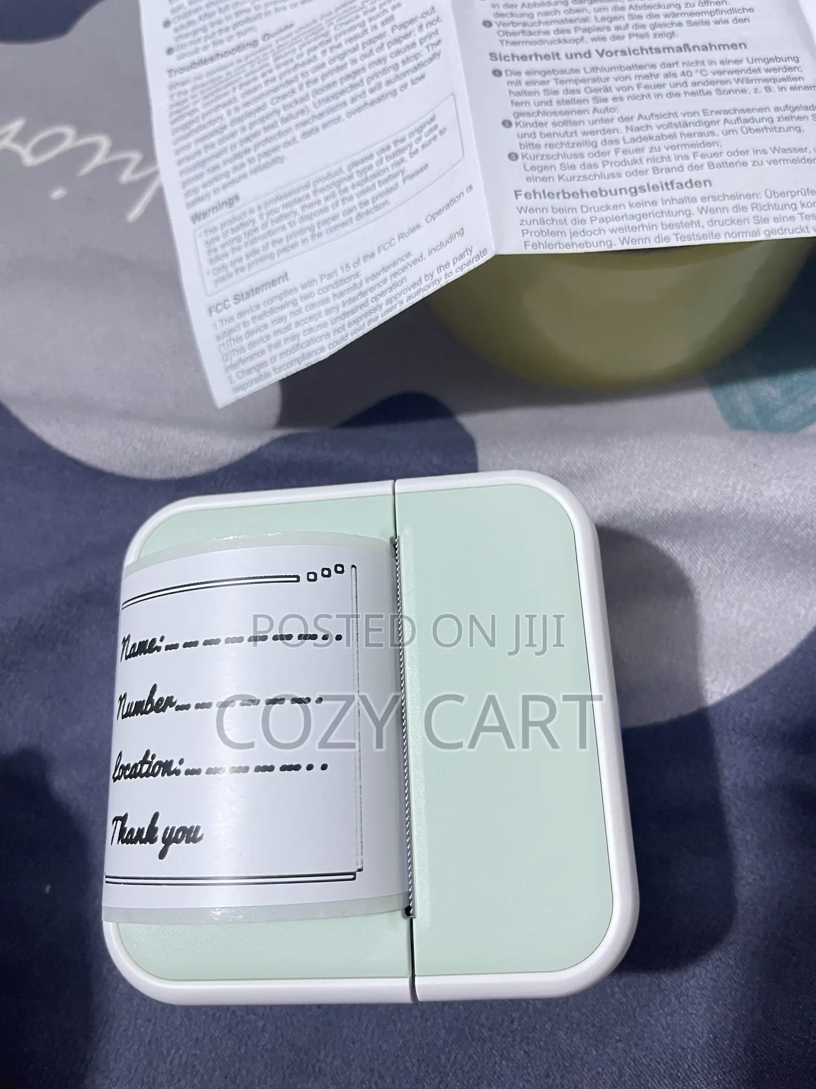 Mini Pocket Bluetooth Thermal Printer