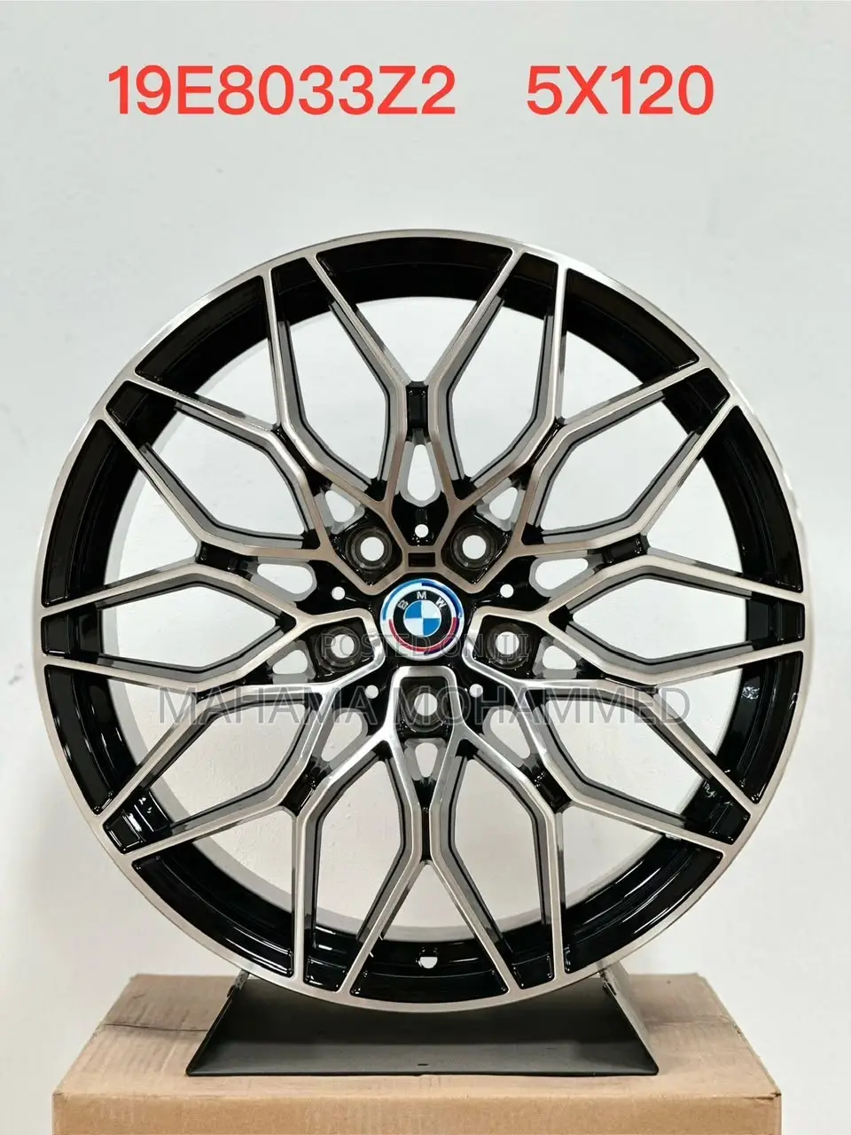 BMW Rim 19 Black and Silver