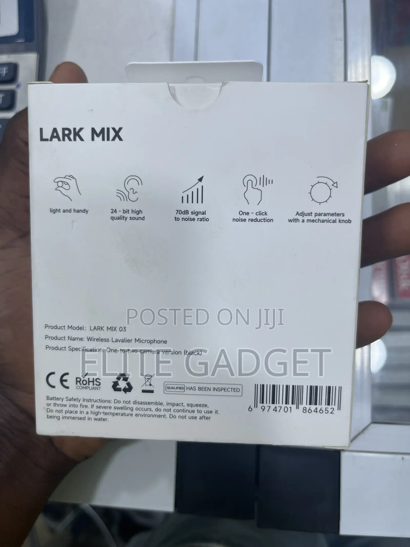 Hollyland LARK M2 Wireless Lavalier Microphone – USB-C