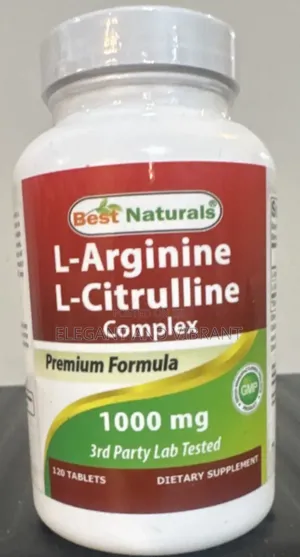 L-Arginine L-Citrulline Complex 1000 Mg 120 Tablets