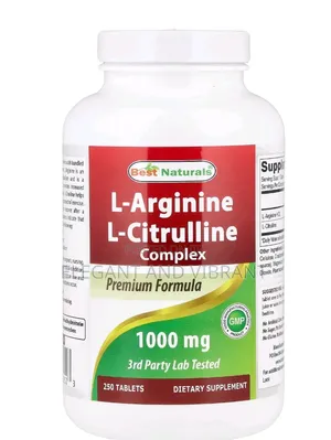 L-Arginine L-Citrulline Complex 1000 Mg 120 Tablets