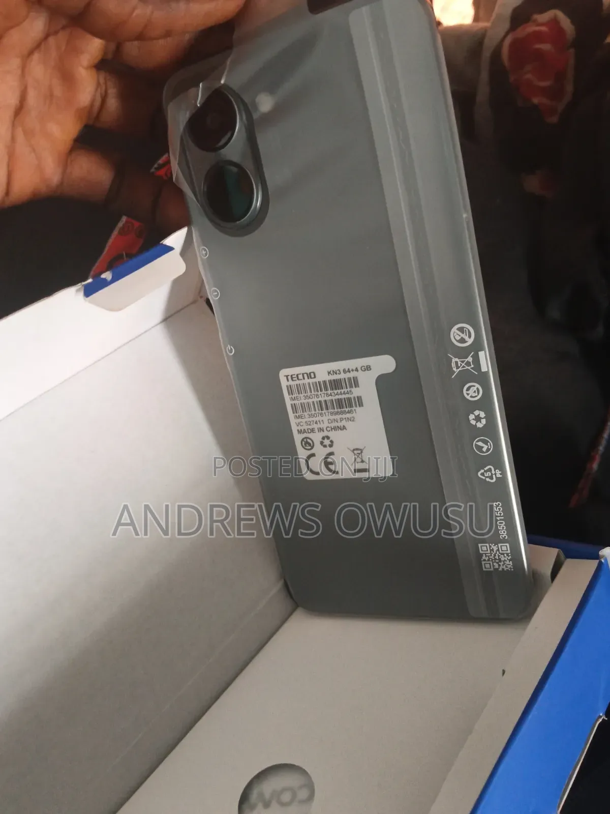 New Tecno Pop 20 64 GB Gray