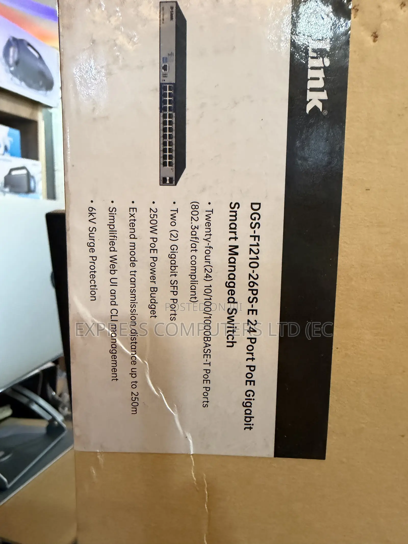 D-Link DGS-F1210-26ps-E,24 Port Poe Gigabit Smart Managed Switch