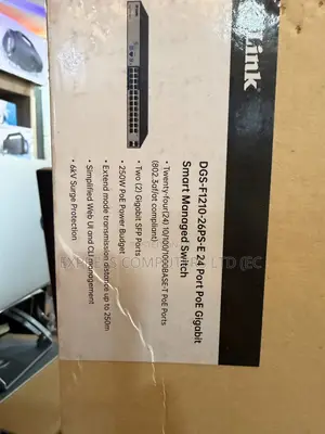 D-Link DGS-F1210-26ps-E,24 Port Poe Gigabit Smart Managed Switch