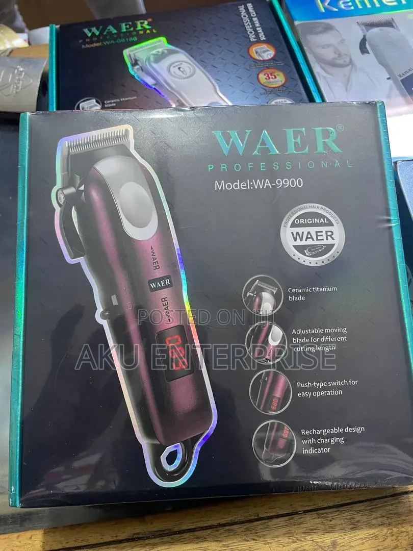 Waer Professional Hair Clippers WA-9900