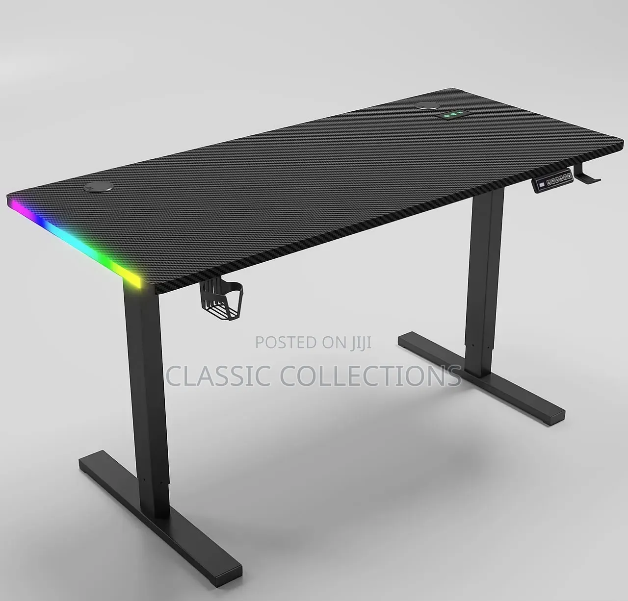 Ergonomic Racing Chair With 1.4m Carbon-Fiber Texture Gaming Desk