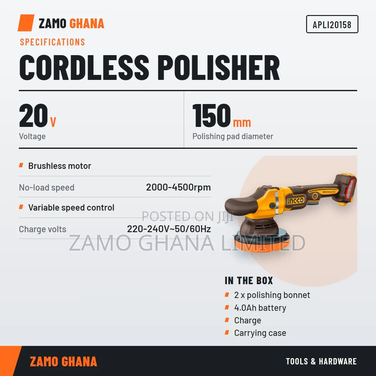 Cordless Polisher - Apli20158