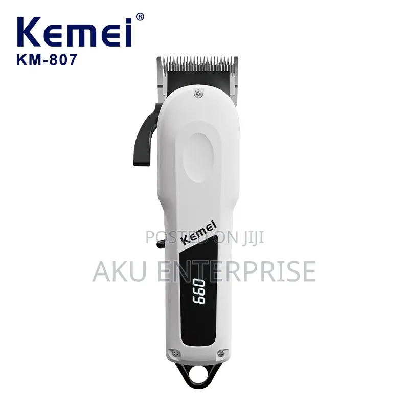 Kemei Multifunctional KM - 807 Hair Clipper - White