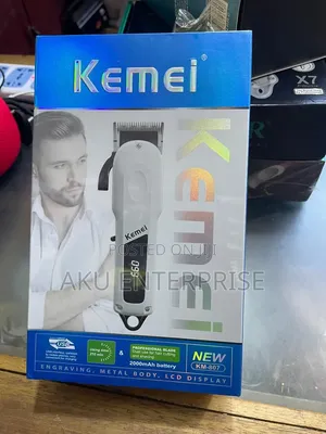 Kemei Multifunctional KM - 807 Hair Clipper - White