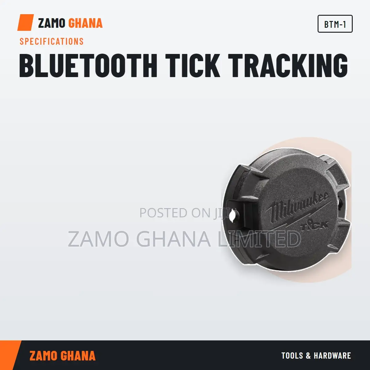 Bluetooth Tick Tracking - BTM-1