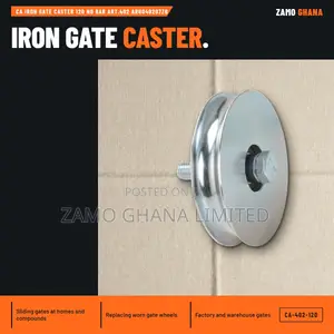 Ca Iron Gate Caster 120 No Bar Art.402 Aru040207zb - Ca-402-120
