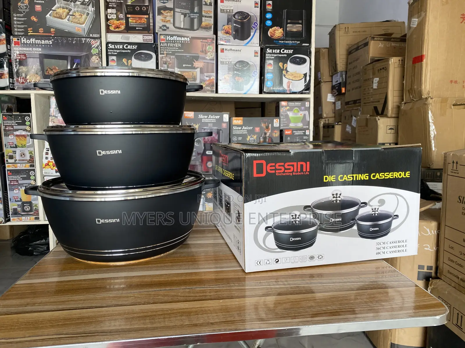 High Quality 3 Sets Large Nonstick Pots