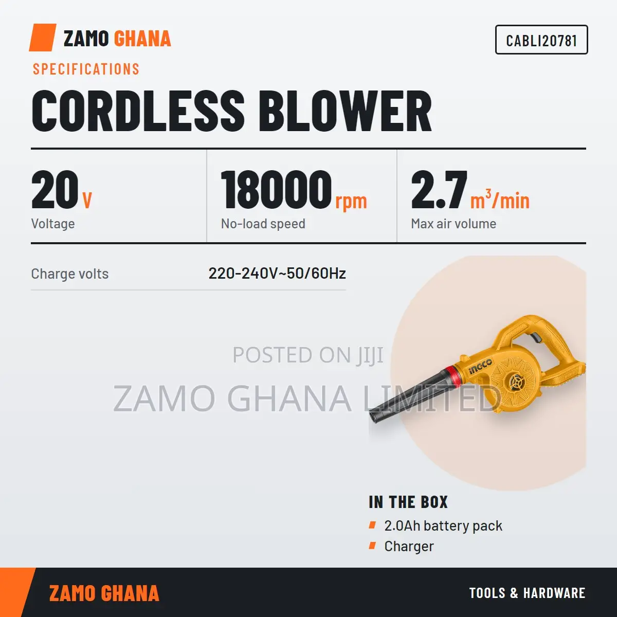 Cordless - Cabli20781