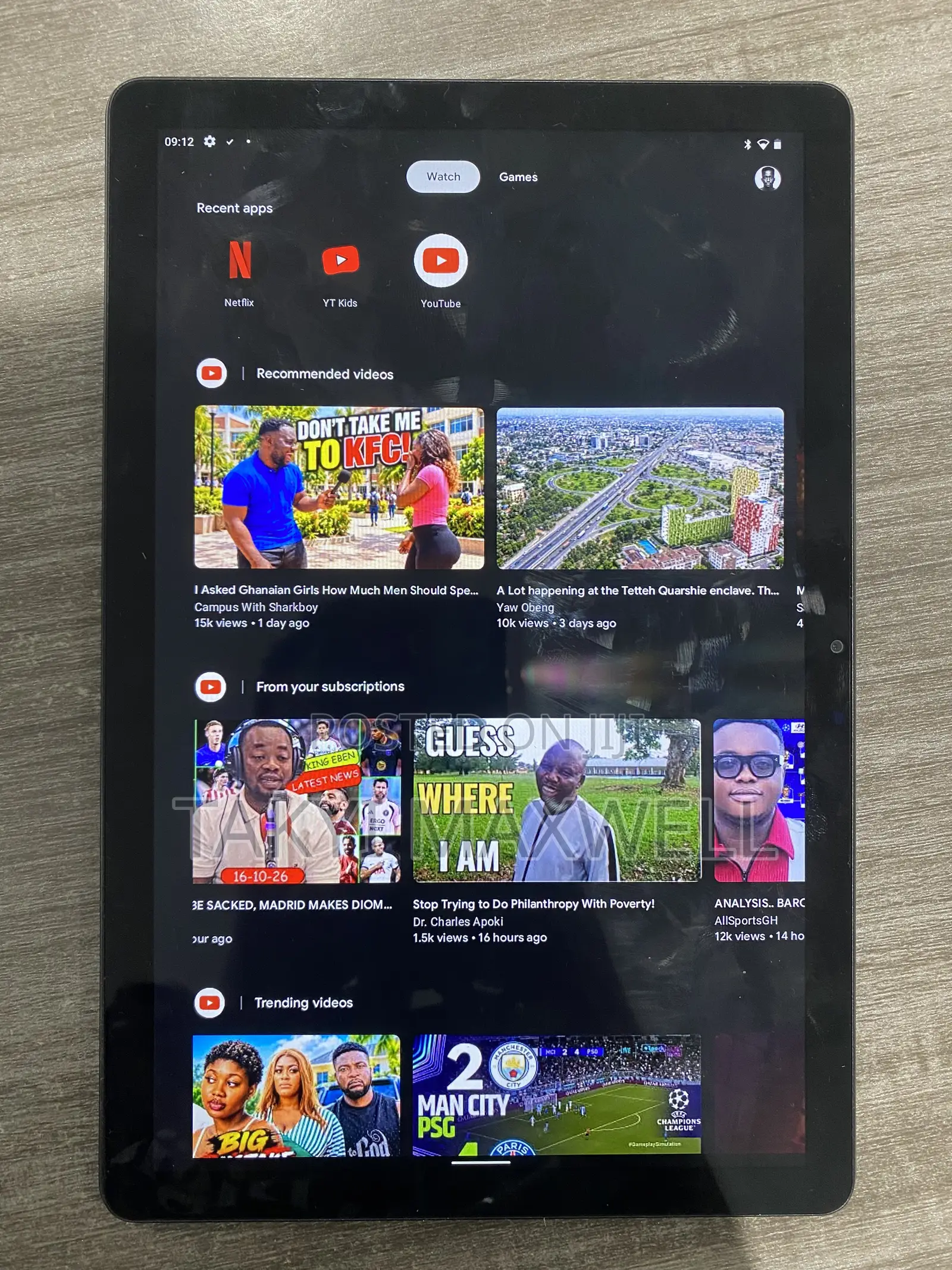 Lenovo Tab M10 64 GB Black