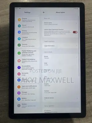 Lenovo Tab M10 64 GB Black