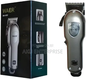 Waer High-Speed Digital Cordless Hair Clipper -Grey