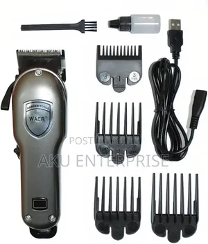 Waer High-Speed Digital Cordless Hair Clipper -Grey