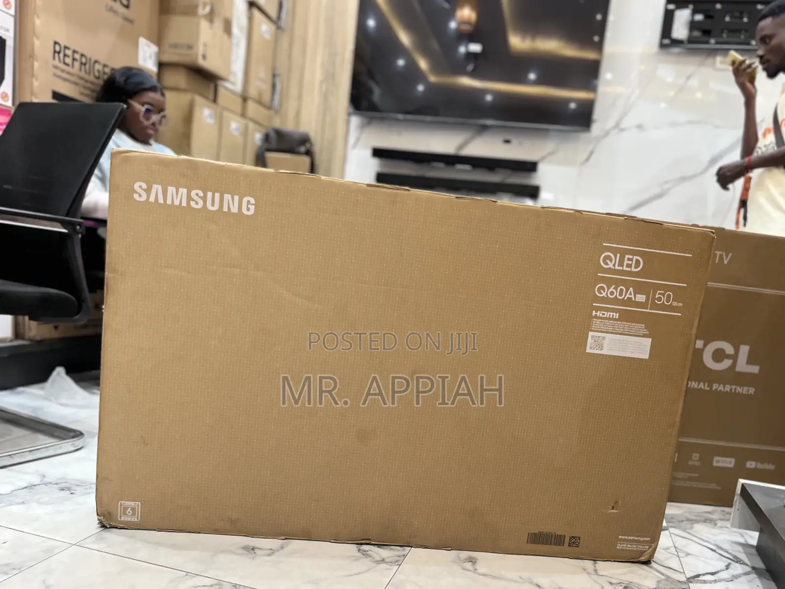 Classic Samsung 50q60a 50” Qled 4k Smart TV(2021 Model)