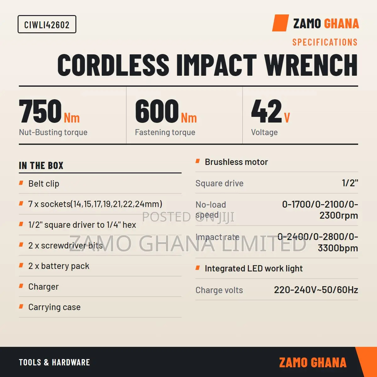 Cordless Impact - Ciwli42602