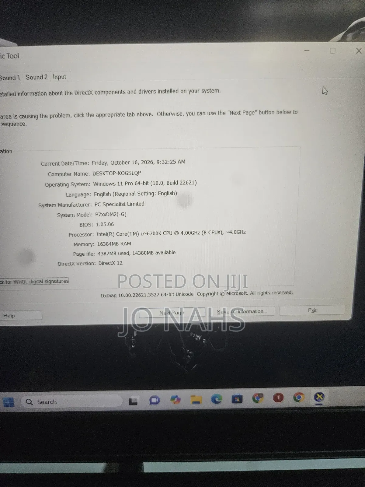 Laptop Clevo P750DM2-G 16GB Intel Core i7 HDD+SSD 1T