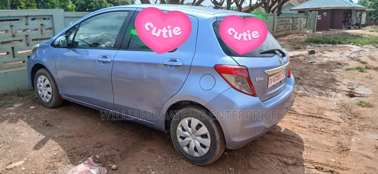 Toyota Vitz 1.3 AWD 3dr 2014 Blue