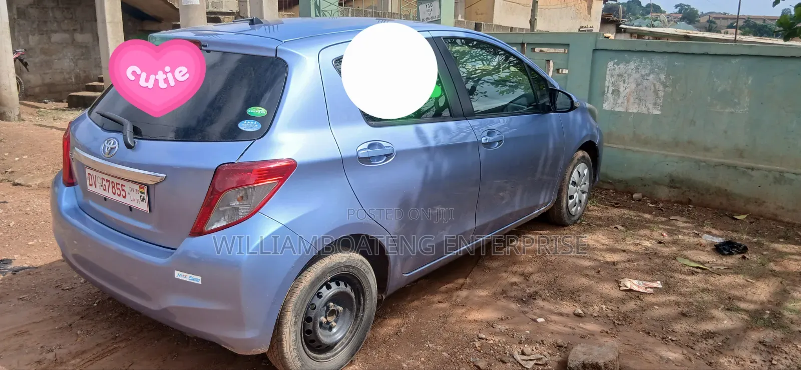 Toyota Vitz 1.3 AWD 3dr 2014 Blue
