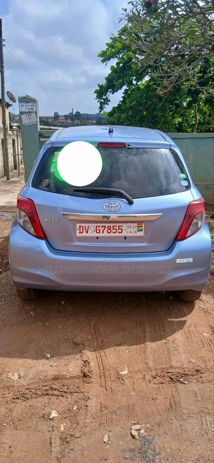Toyota Vitz 1.3 AWD 3dr 2014 Blue