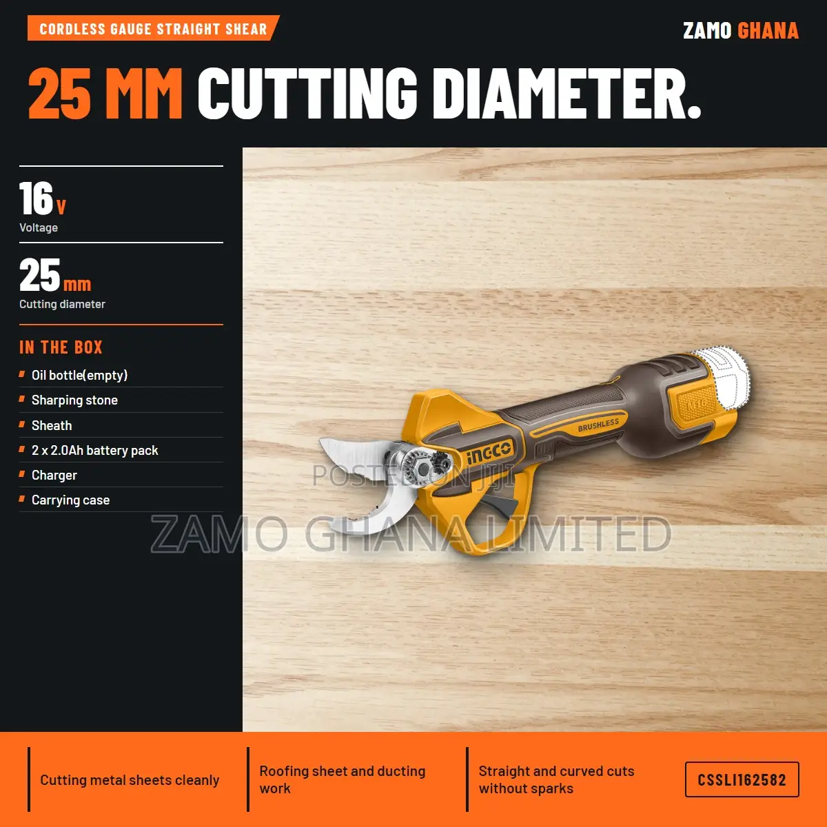 Cordless Gauge Straight - Cssli162582