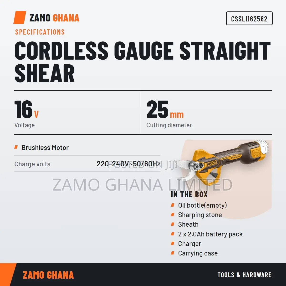 Cordless Gauge Straight - Cssli162582