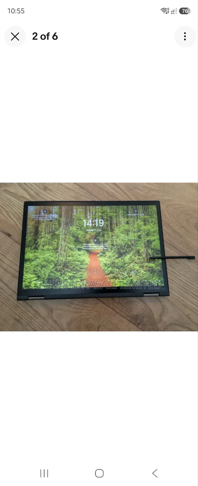 Laptop Lenovo ThinkPad x13 Yoga 8GB Intel Core i5 SSD 256GB