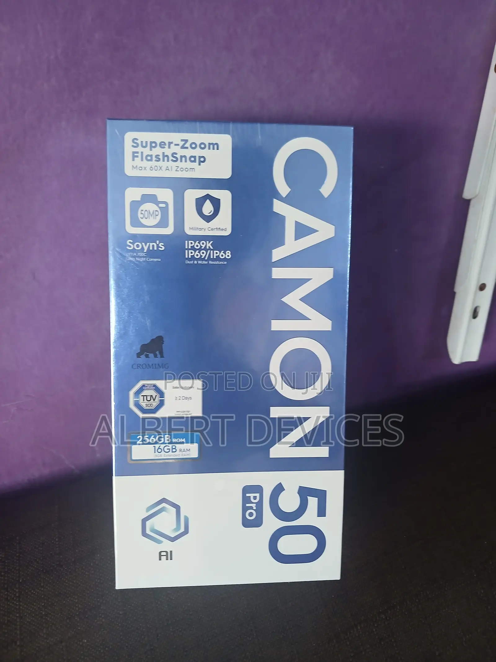 New Tecno Camon 40 Pro 5G 256 GB Black