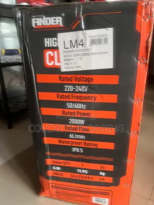 Electric High Pressure Washer 2000W 6l/Min