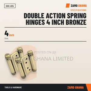 Double Action Spring Hinges 4 Inch Bronze - Dah-Ab4