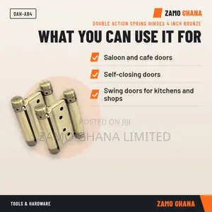 Double Action Spring Hinges 4 Inch Bronze - Dah-Ab4