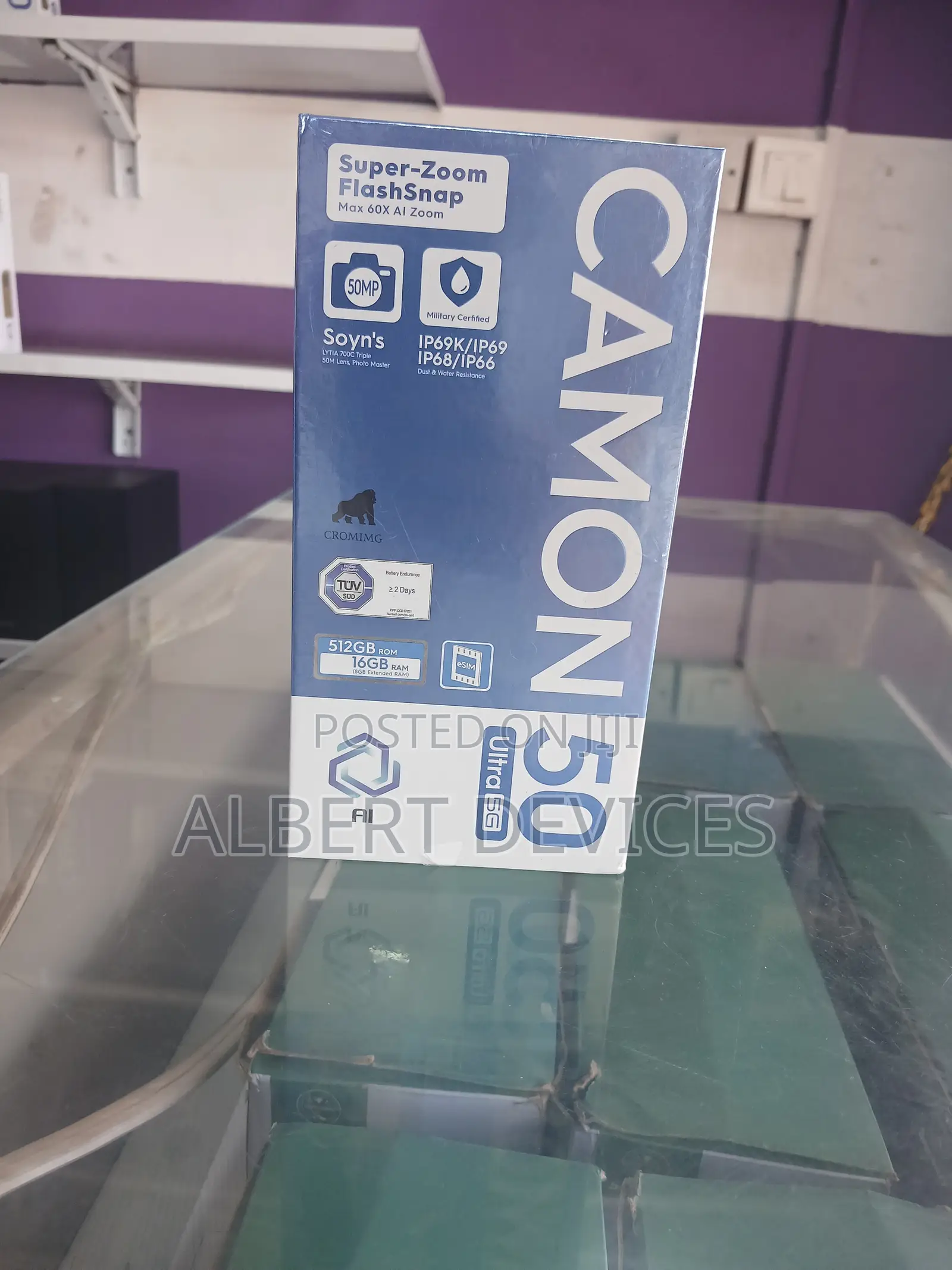 New Tecno Camon 50 Ultra 512 GB