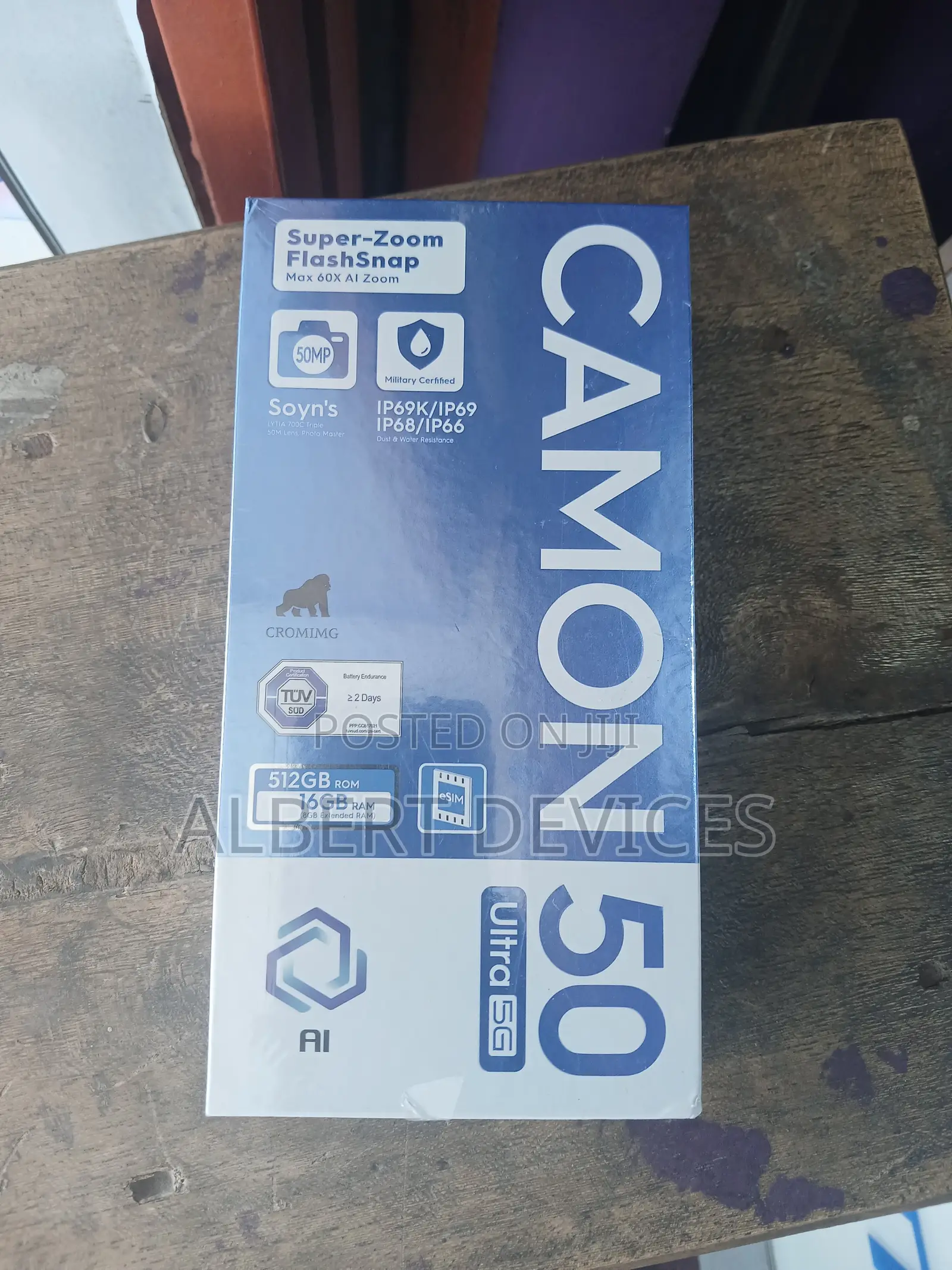 New Tecno Camon 50 Ultra 512 GB