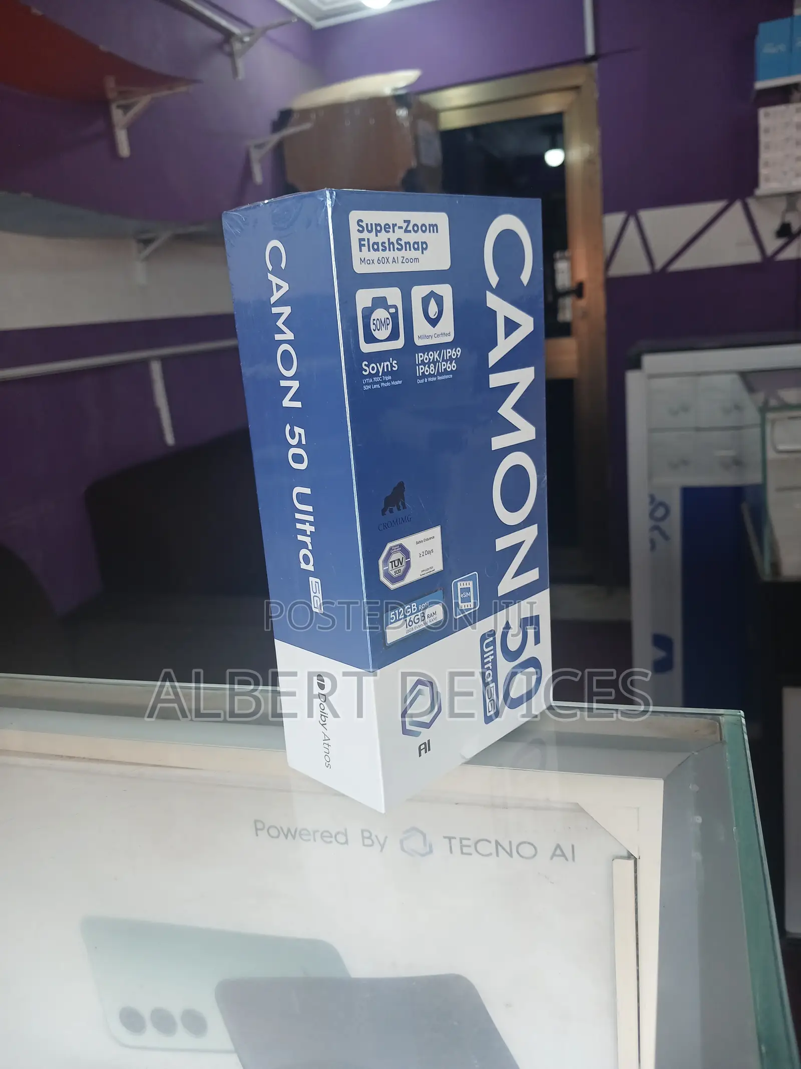 New Tecno Camon 50 Ultra 512 GB