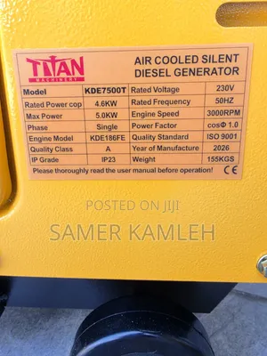 Titan Diesel Generator 5kva