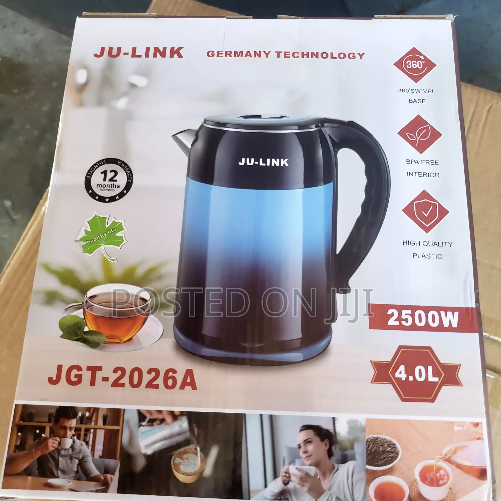 Electric Kettle With Plastic Covering