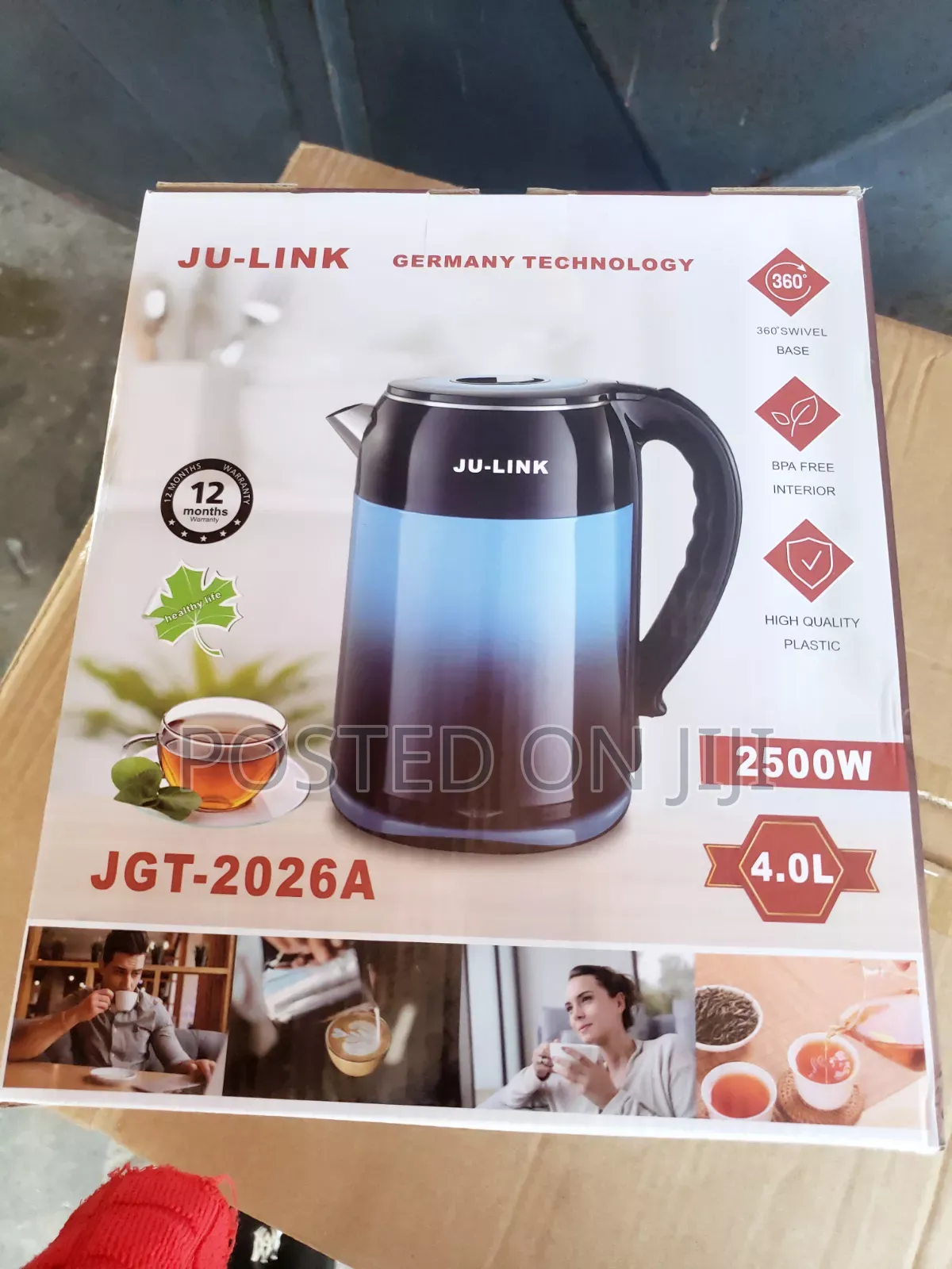 Electric Kettle With Plastic Covering