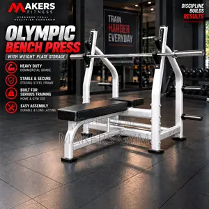 Bench / Flat Bench Press With Barbell (Heavy Duty)