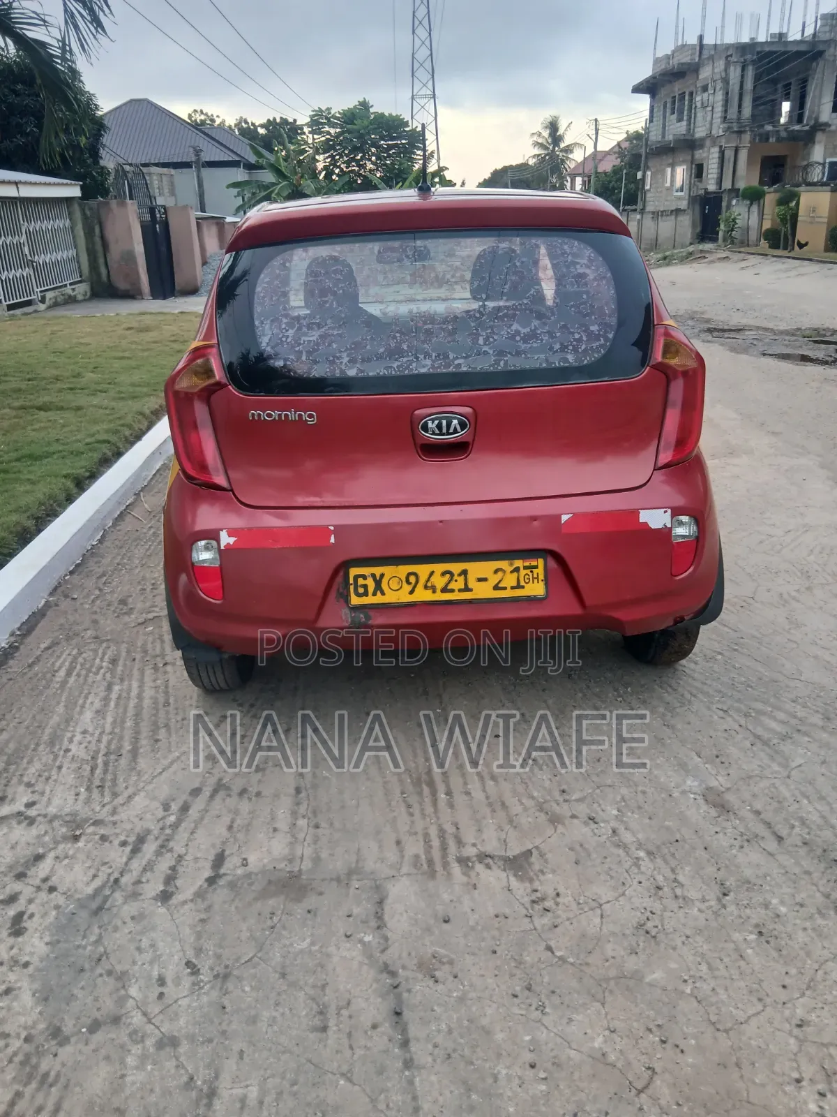 Kia Morning 2012 Red