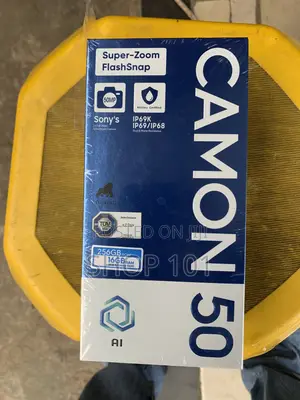 New Tecno Camon 50 256 GB Black