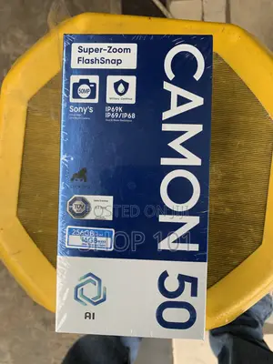 New Tecno Camon 50 256 GB Black