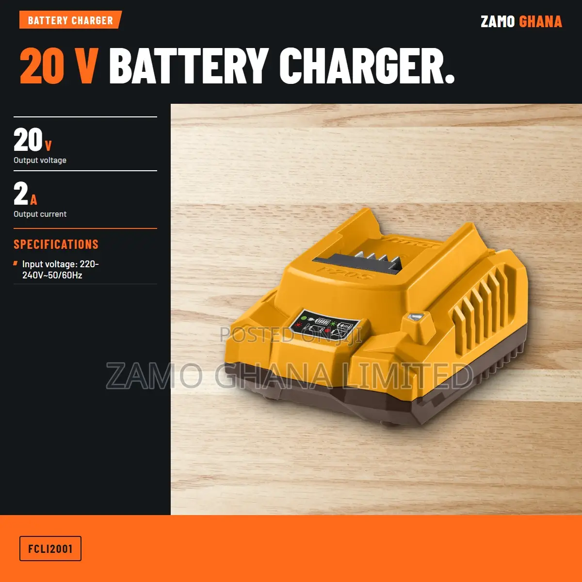 Charger 20v 2a - Fcli2001
