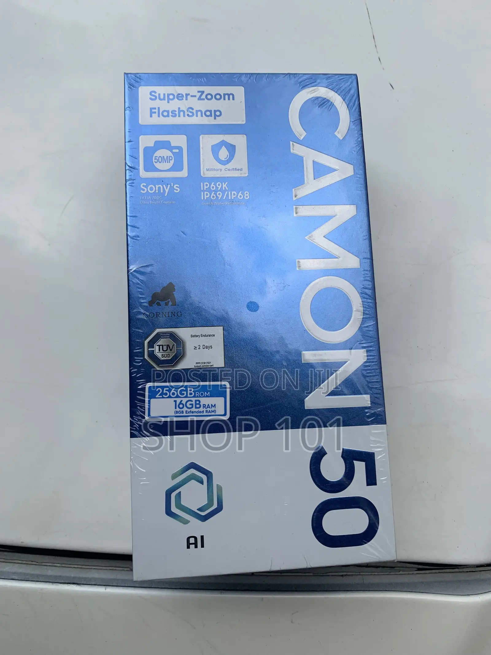 New Tecno Camon 50 256 GB Gray