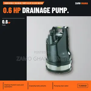 Submersible Drainage Pump 0.6 HP (Clear Water) - Floor450