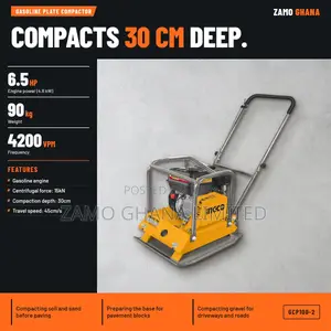 Ingco Gasoline Plate Compactor(6.5hp) # Gcp100-2