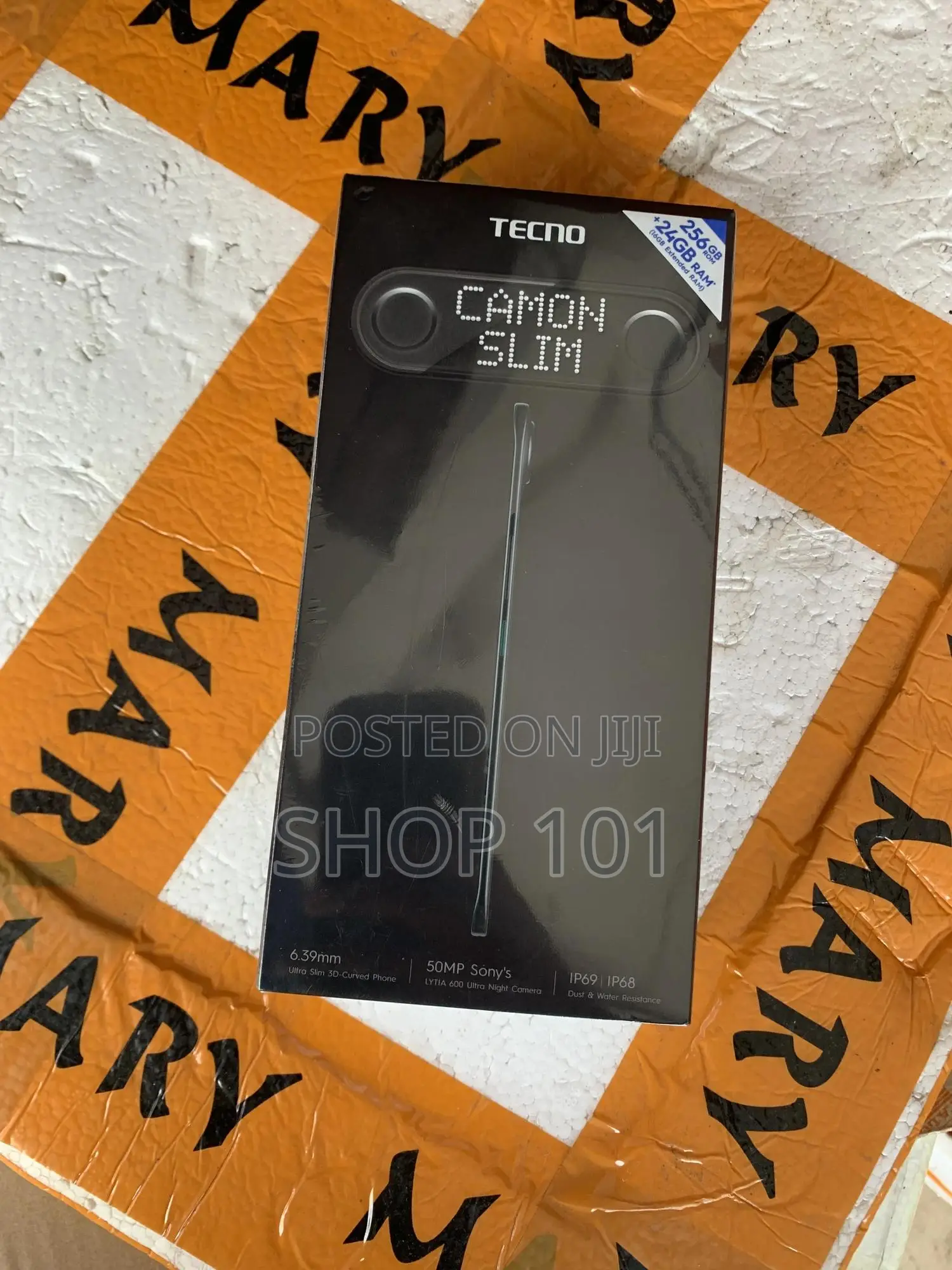 New Tecno Camon Slim 256 GB Black